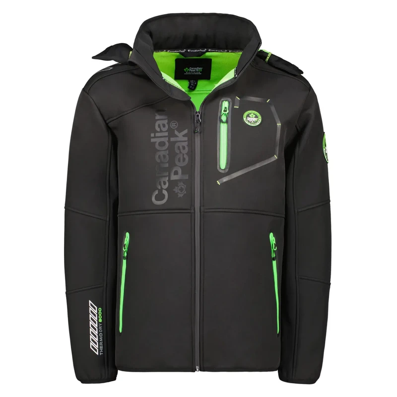 Image of Waterproof jacket Canadian Peak Royauteak 068 Noir Male S