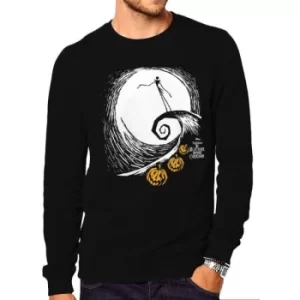 image of Nightmare Before Christmas Jacks Lament Crewneck Sweatshirt Medium