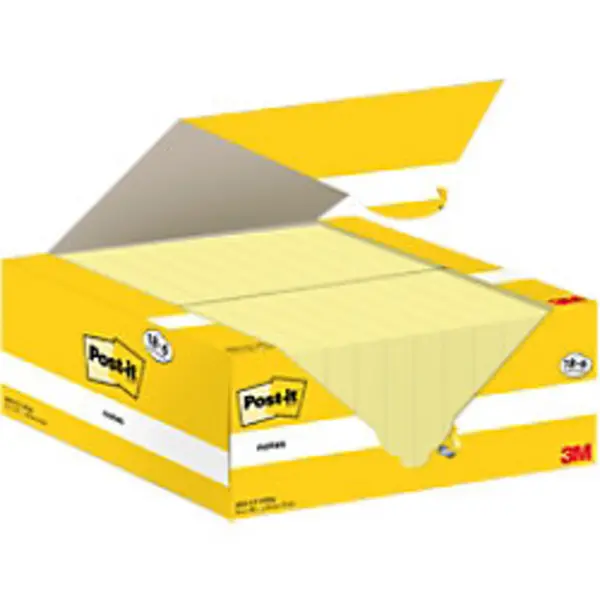 Image of Post-It Post-It 653-CY-VP24 note paper Rectangle Yellow 100 sheets Self-adhesive 7100317764