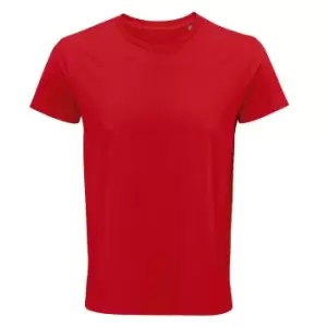 image of SOLS Mens Crusader Organic T-Shirt (S) (Red)