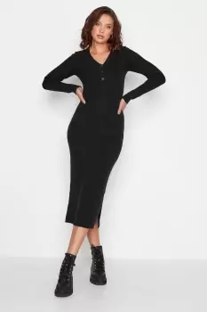 image of Tall Ribbed Midi Dress