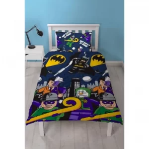 image of LEGO Superheroes Rotary Reversible Duvet Set