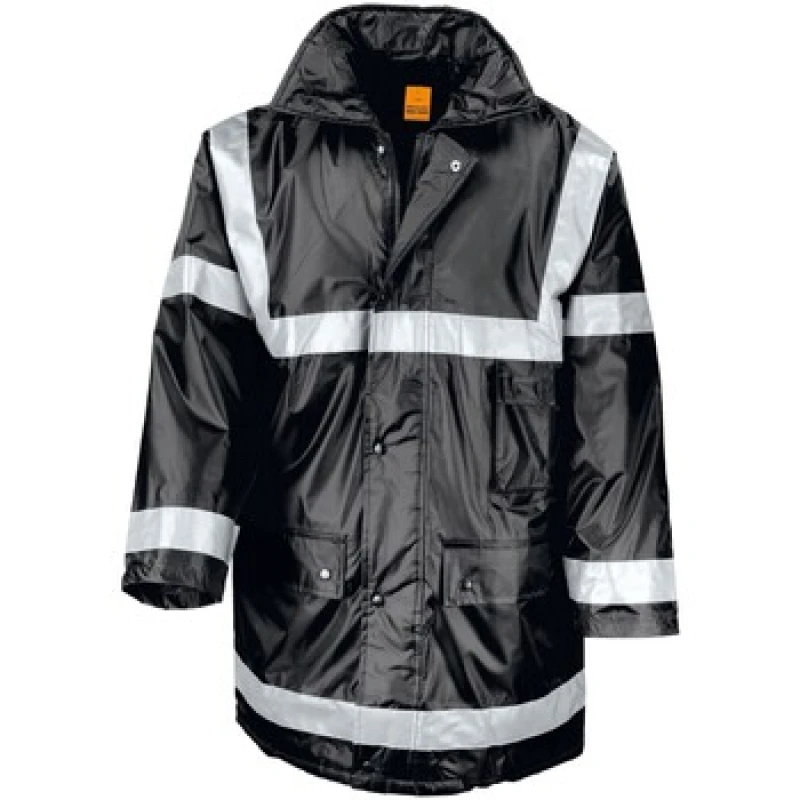 Image of Result Result Men Management Coat in Black Size: Small Black S Male 5063527609366