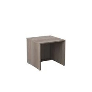 image of Jemini Reception Modular Desk Unit 800mm Grey Oak RCM800SBUGO