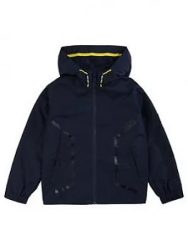 Image of Hugo Boss Hooded Rain Jacket Navy Size 8 Years Kids