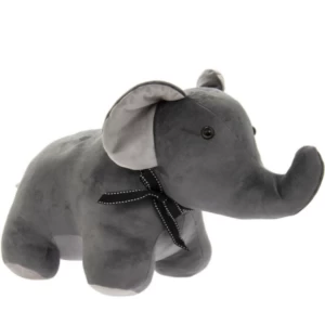 image of Velveteen Elephant Doorstop By Lesser & Pavey