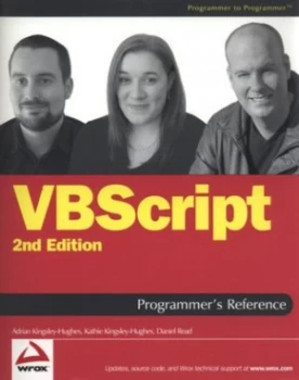 Image of Vbscript Programmers Reference by Adrian Kingsley-Hughes Paperback