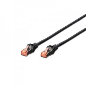 Image of Digitus DK-1644-0025-BL-10 networking cable 0.25 m Cat6 S/FTP (S-STP) Black