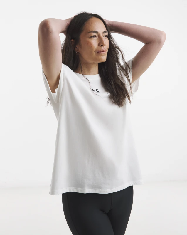 Image of Under Armour Under Armour Rival Core T-Shirt White/Grey - Under Armour - Size: XL20 White/Grey Female XL20 UA65604