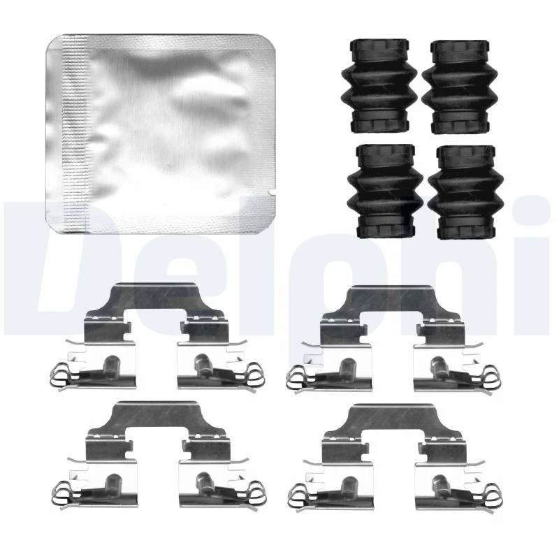 Image of DELPHI Brake pad fitting kit DELPHI LX0809