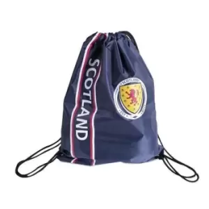 image of Scotland FA Drawstring Bag (One Size) (Navy)