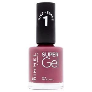 image of Rimmel Super Gel Nail Polish Trust You Purple