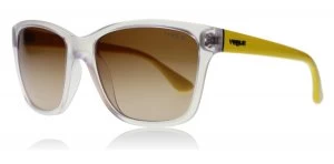 image of Vogue VO2896S Sunglasses Transparent Yellow W74513 54mm