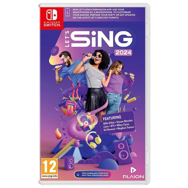 Image of Nintendo Lets Sing 2024 Nintendo Switch unisex One Size