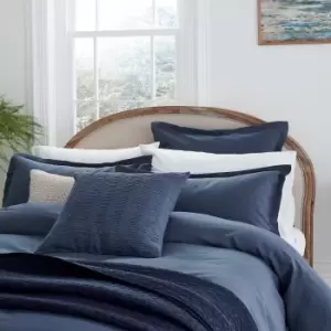 Image of Bedeck of Belfast Rare Earth Ren Double Duvet Cover Set, Indigo
