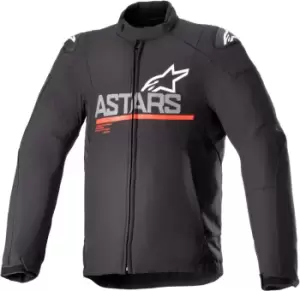 Image of Alpinestars SMX waterproof Motorcycle Textile Jacket, black-grey-red, Size 2XL, black-grey-red, Size 2XL
