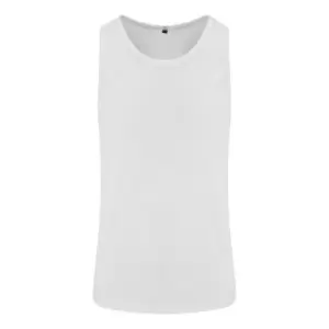 Image of AWDis Just Ts Mens Tri-Blend Vest (XL) (Solid White)