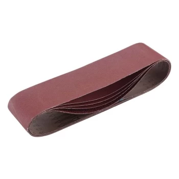 Image of 09273 Cloth Sanding Belt, 100 x 915mm, Assorted Grit (5 Pack) - Draper