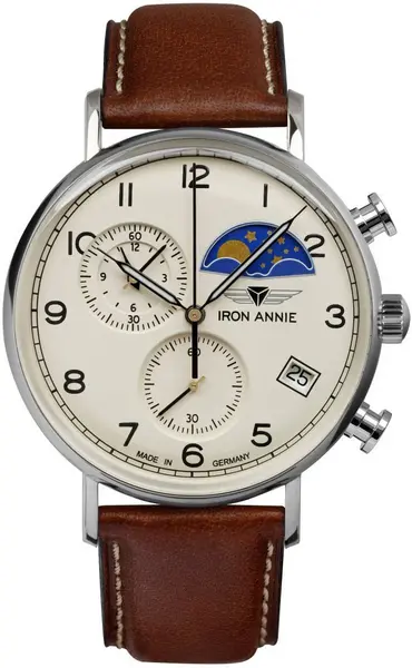 image of Iron Annie Watch Amazonas Impression Mens - Beige IRN-235