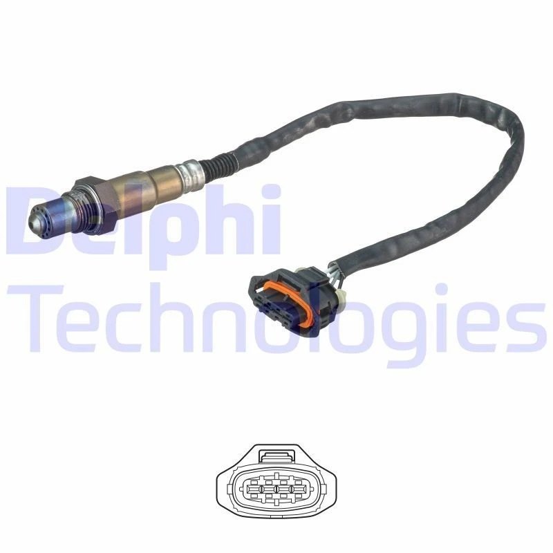 Image of DELPHI Lambda sensor DELPHI ES20636-12B1