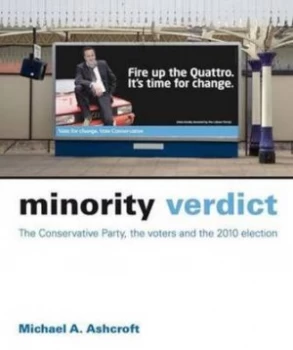Image of Minority Verdict by Michael a Ashcroft Paperback