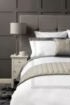 Image of Ruia Double Grey Addison Duvet Cover Set