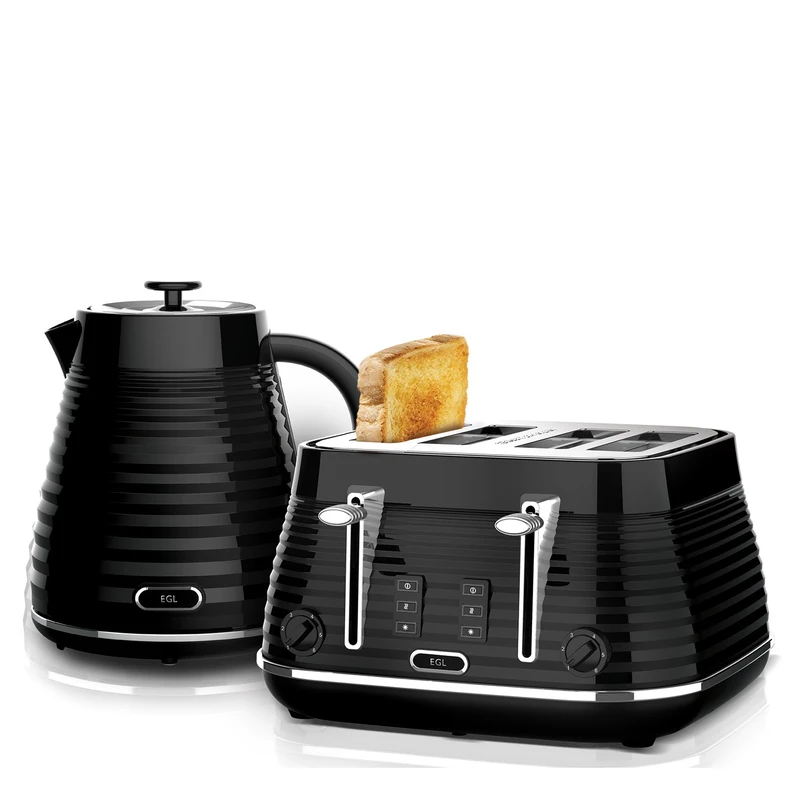 Image of EGL Kettle and 4 Slice Toaster Twin Pack