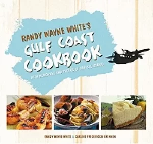 Image of randy wayne whites gulf coast cookbook with memories and photos of sanibel