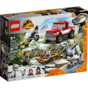 image of LEGO 76946 Jurassic World Blue & Beta Velociraptor Capture