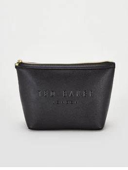 Image of Ted Baker Large Nance Trapeze Wash Bag - Black, Women