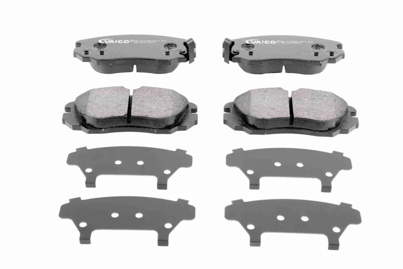 Image of VAICO V40-0683 Brake pad set Front Axle, not prepared for wear warning indicator, Q+, original equipment manufacturer quality Brake Pad Set,disc brak