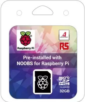 Image of Raspberry Pi Storage Card for, 32GB NOOBs