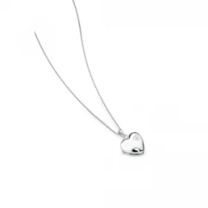 D For Diamond Large Heart Locket