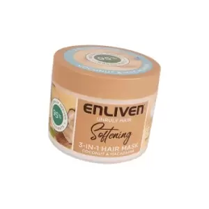 image of Enliven Fruits Coconut & Macadamia 3 in 1 Hair Mask