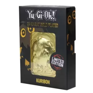 image of 24K Gold plated Yu-Gi-Oh! Kuriboh Card