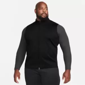 Image of Nike Therma-FIT Victory Mens 1/2-Zip Golf Vest - Black
