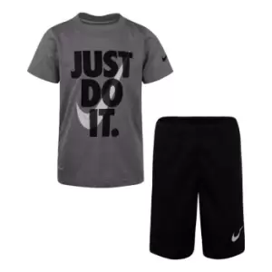 image of Nike Just Do It Shorts Set Infant Boys - Black