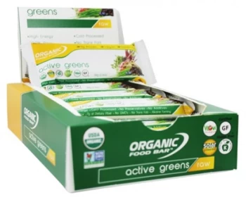 Image of Organic Foodbars Org Active Greens Bar - 68g x 12