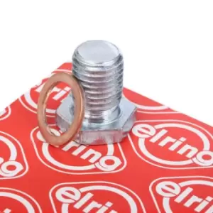 Image of ELRING Drain Plug 455.740 Oil Drain Plug,Oil Drain Plug, oil pan BMW,TOYOTA,MINI,3 Touring (E91),3 Limousine (E46),3 Limousine (E90),5 Limousine (E60)