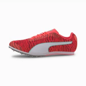 Image of PUMA Evospeed Star 6 Mens Track & Field Boots, Ignite Pink/White/Black Size 5 Shoes