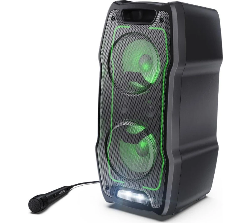 Image of Sharp XParty Street Beat PS-931 Portable Bluetooth Speaker - Black 4550556137225