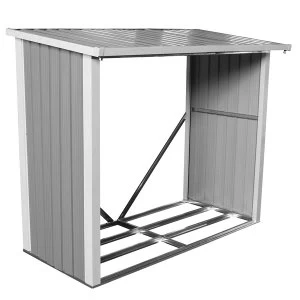 Image of Charles Bentley Garden Metal Log Stores 6x3ft