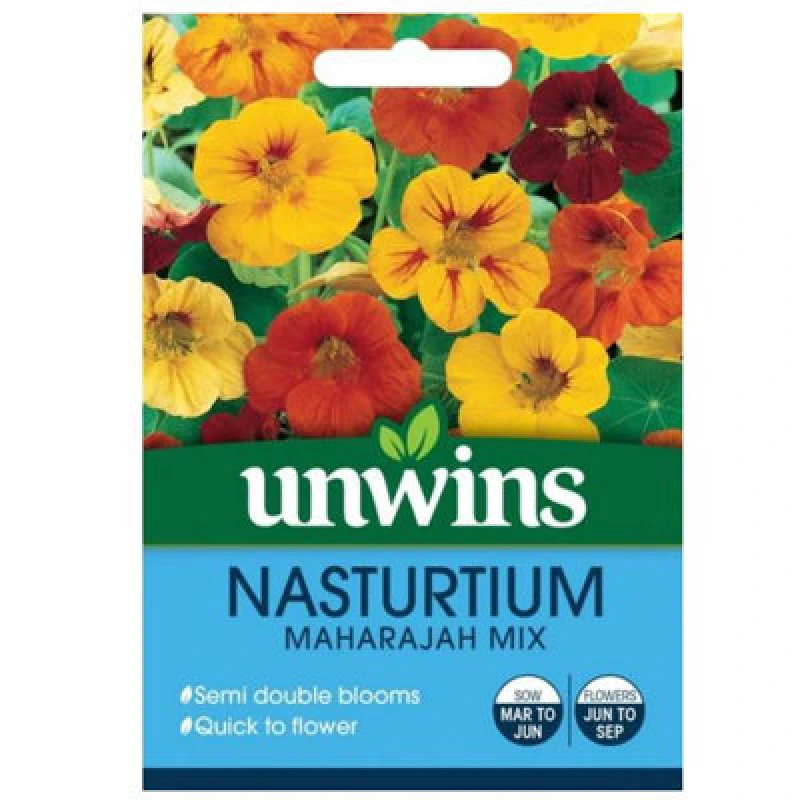 Image of Unwins Nasturtium Maharajah Mix