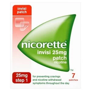 image of Nicorette 25mg Invisi Patch Step 1 7x Patches