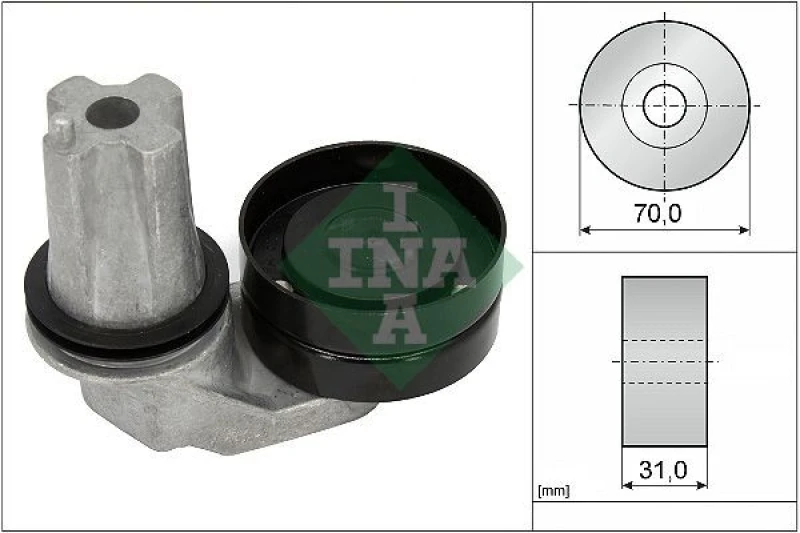 Image of Tensioner Lever, v-ribbed belt INA 534 0694 10