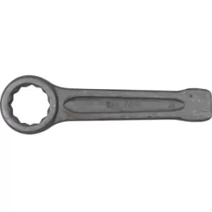 image of Kennedy - Metric Ring Slogging Spanner, Chrome Satin Hardened Steel, 95MM