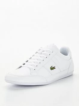 Image of Lacoste Chaymon Bl21 Trainers - White, Size 10, Men