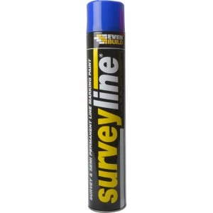 Image of Everbuild Surveyline Marker Spray Blue 700ml