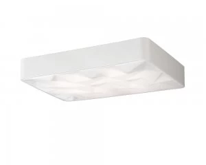 Image of Flush Rectangular 60W LED 3000-6500K Tuneable, 4500lm, Remote Control White