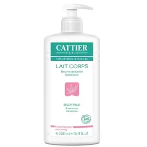 image of Cattier Shea Butter & Geranium Body Milk - 500 ml